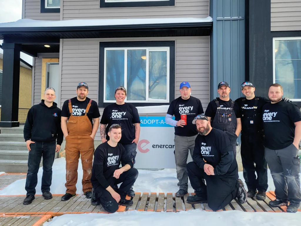 Enercare Habitat for Humanity build in Edmonton