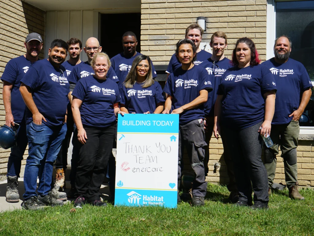 Enercare Habitat for Humanity build Hamilton